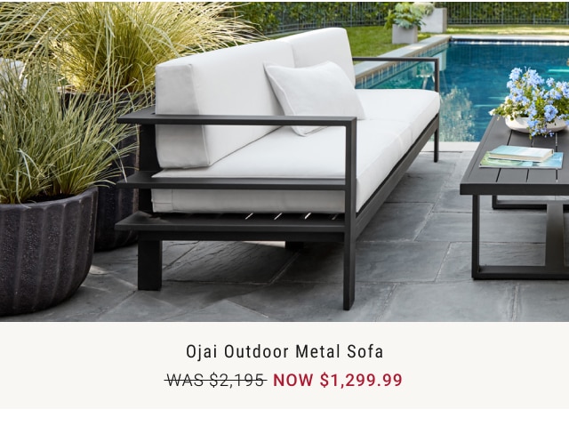 Ojai Outdoor Metal Sofa NOW $1,299.99