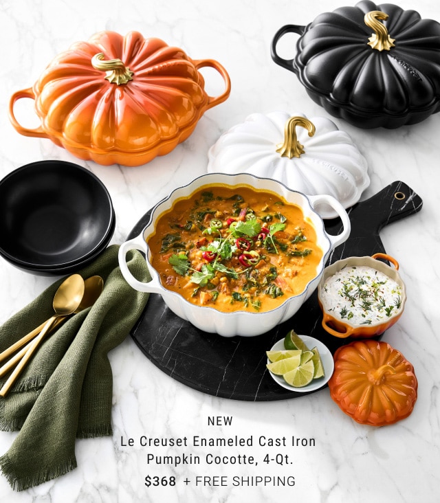 Le Creuset Enameled Cast Iron Pumpkin Cocotte, 4-Qt. - $368 + Free Shipping