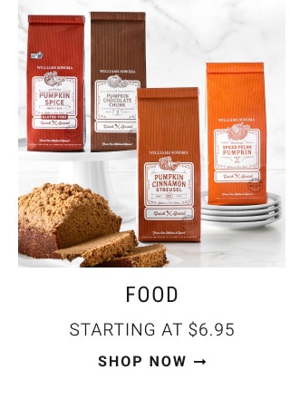 Food - Starting at $6.95 - Shop Now