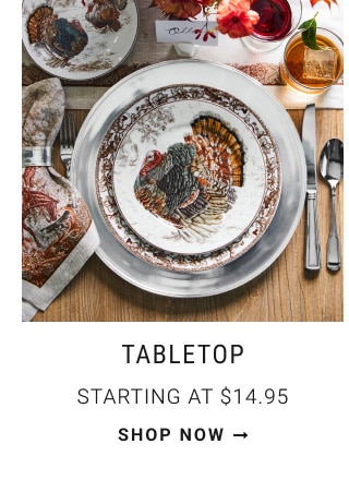 Tabletop - Starting at $14.95 - Shop Now