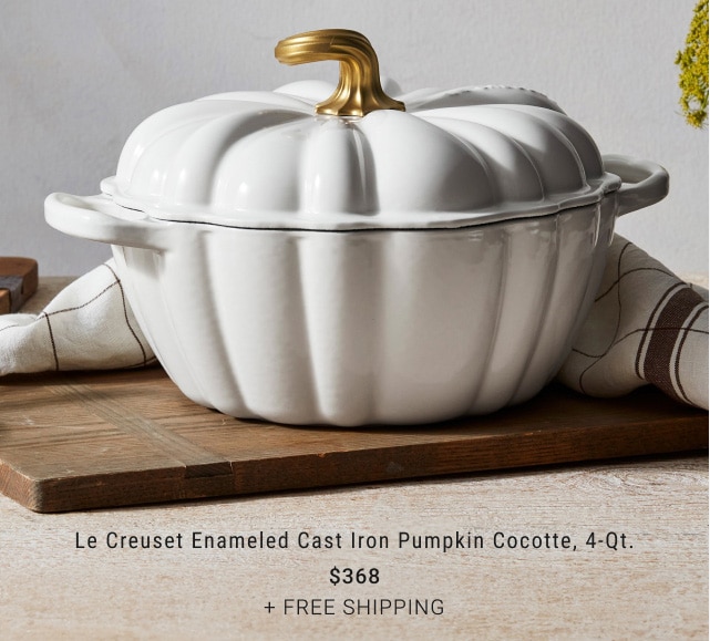 Le Creuset Enameled Cast Iron Pumpkin Cocotte, 4-Qt. - $368 + Free Shipping