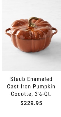 Staub Enameled Cast Iron Pumpkin Cocotte, 3 1/2-Qt. - $229.95