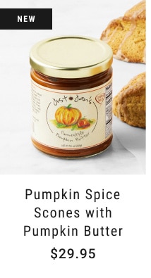 Pumpkin Spice Scones with Pumpkin Butter - $29.95