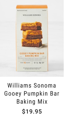 Williams Sonoma Gooey Pumpkin Bar Baking Mix - $19.95