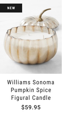 Williams Sonoma Pumpkin Spice Figural Candle - $59.95