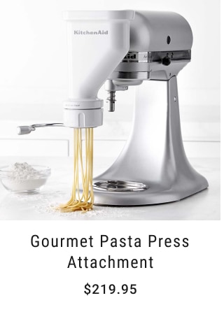 gourmet pasta press attachment - $219.95