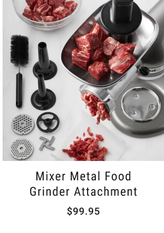 mixer metal food grinder attachment - $99.95