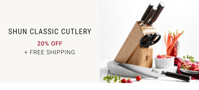 Shun Classic Cutlery - 20% Off + free Shipping