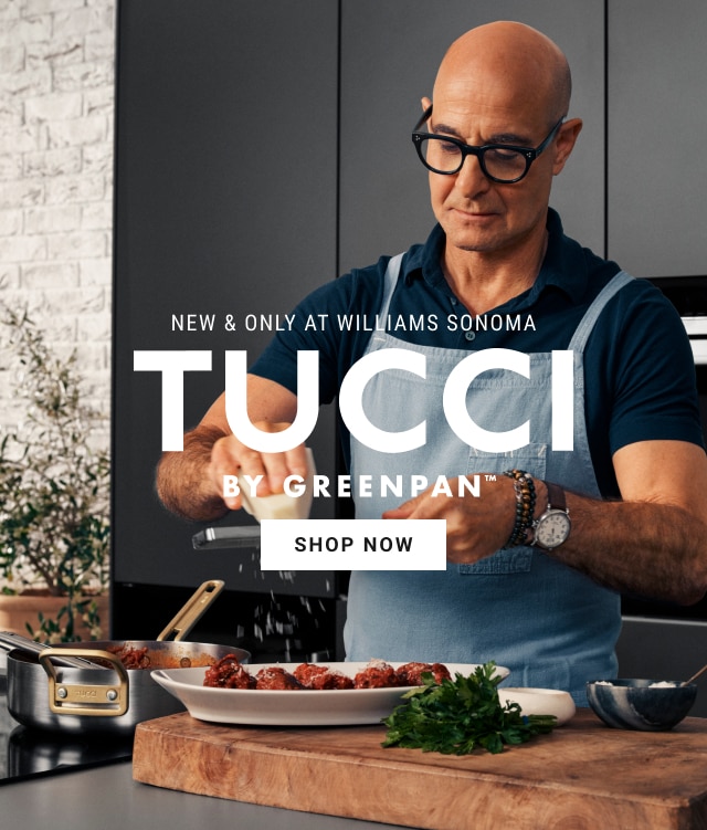 new & only at williams sonoma - tucci by greenpan - shop now