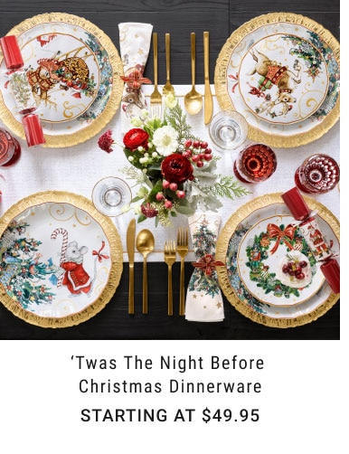 'Twas the Night Before Christmas Dinnerware - Starting at $49.95