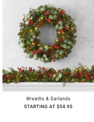 Wreaths & Garlands - Starting at $54.95