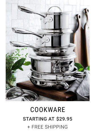 Cookware - Starting at $29.95 + Free Shipping