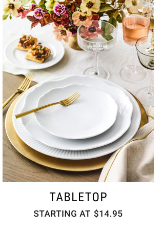 Tabletop - Starting at $14.95