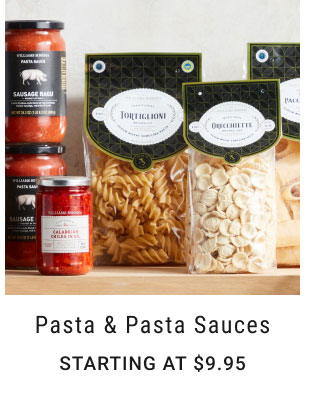 Pasta & Pasta Sauces - Starting at $9.95