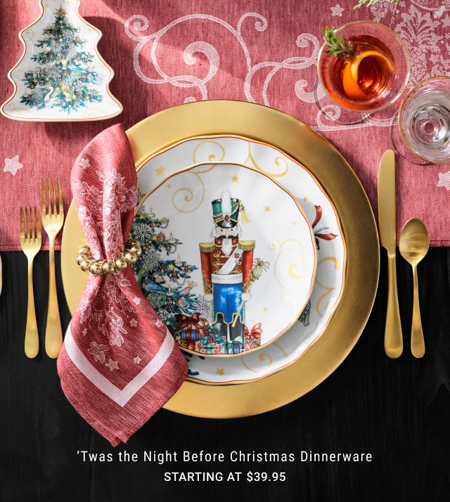 'Twas the Night Before Christmas Dinnerware - Starting at $39.95