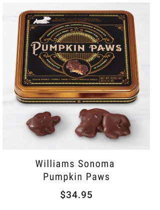 Williams Sonoma Pumpkin Paws Starting at $34.95