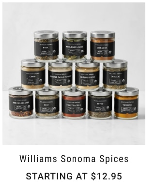 Williams Sonoma Spices Starting at $12.95