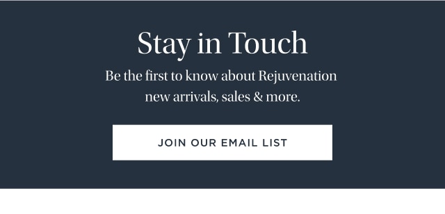 Stay in Touch - Join Our email list