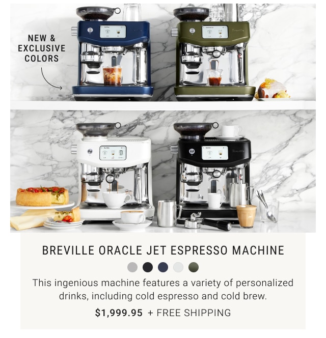 Breville Oracle Jet Espresso Machine $1,999.95 + free Shipping