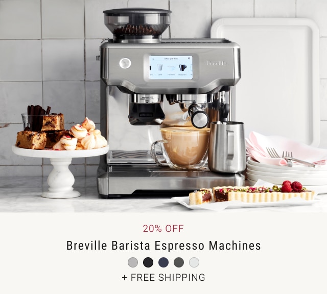 Ends Today - 20% Off Breville Barista Espresso Machines + Free Shipping