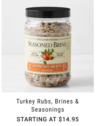 Turkey Rubs, Brines & Seasonings - Starting at $14.95