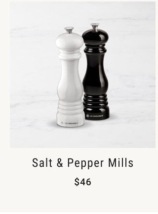 Salt & Pepper Mills $46