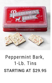 Peppermint Bark, 1-Lb. Tins - Starting at $29.95