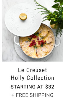 Le Creuset Holly Collection - Starting at $32 + Free Shipping