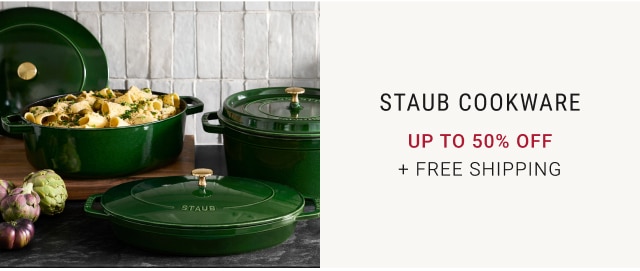 Staub Cookware Up to 50% Off + free Shipping