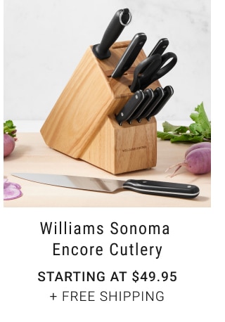 Williams Sonoma Encore Cutlery - Starting at $49.95 + Free Shipping