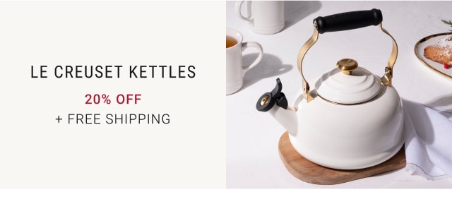 le creuset kettles - 20% off + free shipping