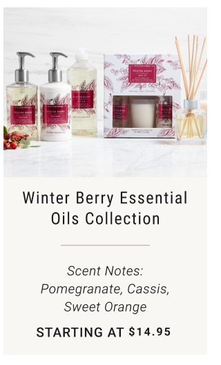 Winter Berry Essential Oils Collection starting at $14.95 