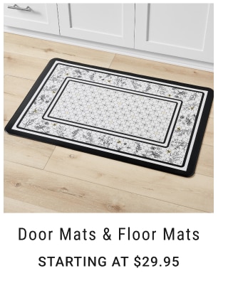 Door Mats & Floor Mats Starting at $29.95