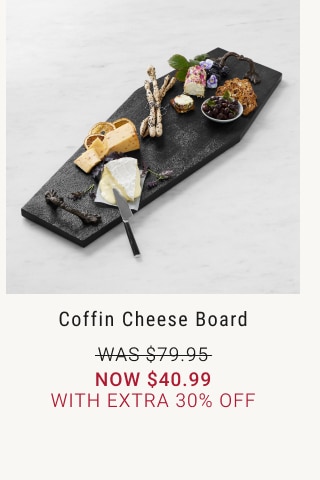 Coffin Cheese Board - Now $40.99 With Extra 30% Off