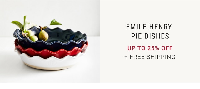 Emile Henry Pie Dishes - Up to 25% off + free Shipping