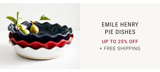 Emile Henry Pie Dishes Up to 25% Off + free Shipping