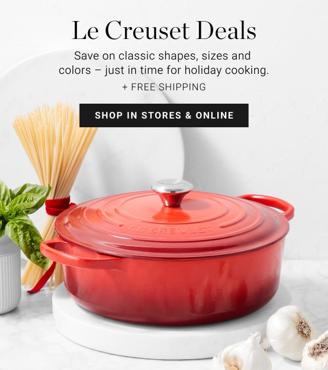 Le Creuset Deals - shop in stores & online