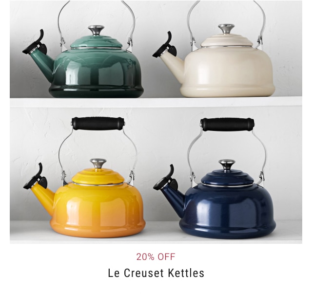 20% Off Le Creuset Kettles