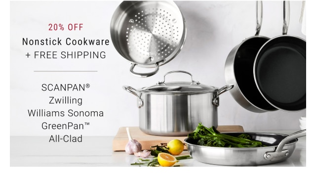 20% off Nonstick Cookware + FREE SHIPPING