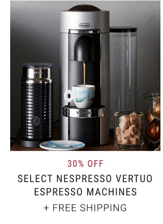 30% off SELECT Nespresso Vertuo Espresso Machines + Free Shipping