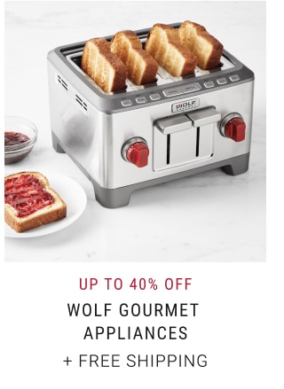 Up to 40% off Wolf Gourmet Appliances + FREE SHIPPING