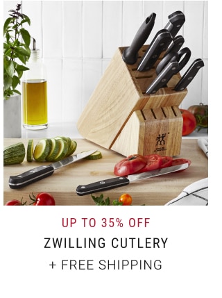 Up to 35% off Zwilling Cutlery + Free Shipping