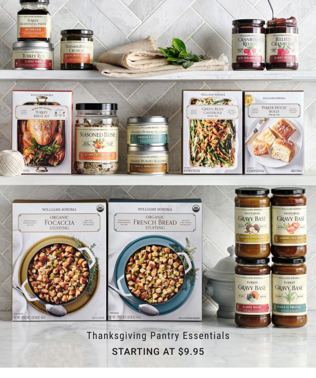 Thanksgiving Pantry Essentials - Starting at $9.95