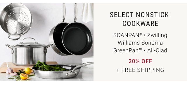 Nonstick Cookware Event + Free Shipping