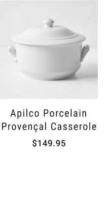 Apilco Porcelain Provençal Casserole - $149.95