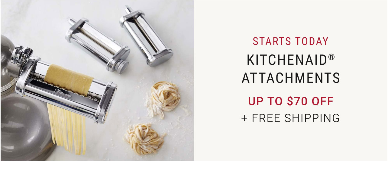 STARTS TODAY - KitchenAid® Attachments - Up to $70 Off + Free Shipping Le Creuset Heritage Open Rectangular Dishes, Set of 3 - 30% Off - was $195 - now $135 + free Shipping