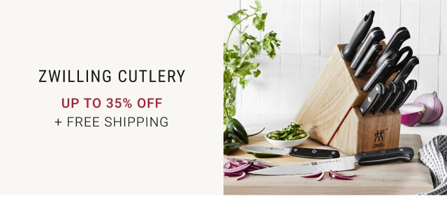 Zwilling Cutlery - Up To 35% Off + Free Shipping