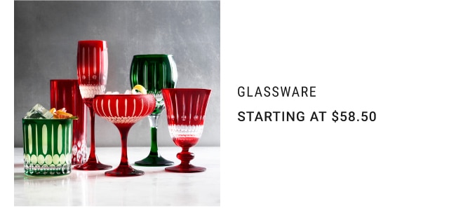 Glassware - Starting at $58.50