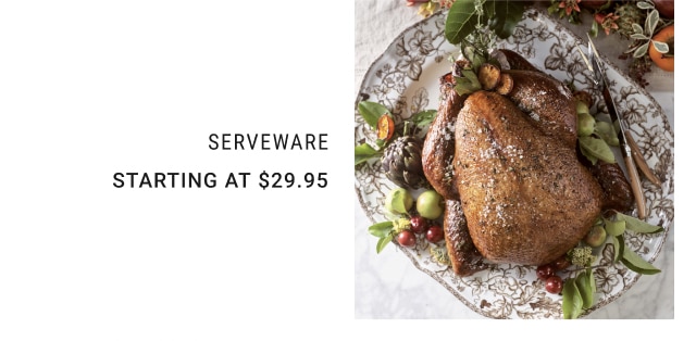 Serveware - Starting at $29.95