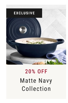 20% off Matte Navy Collection